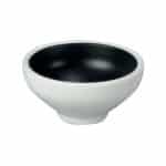 MELAMINE TAIJI ROUND 12X6CM BLACK - WHITE ILSA - BY ORDER