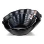 MELAMINE BOWL ROUND 32X13CM BLACK UNIQUE - BY ORDER