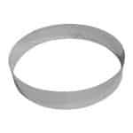 PASTRY MOULD CAKE RING 30X6CM INOX 18-10 FRANCE - BY ORDER