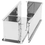 PASTRY MOULD PATE PLAIN RECTANGULAR 35X7X9CM INOX FRANCE - BY ORDER