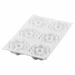 3D SILICONE MOLD 6 TRUFFLE CROWN D8.2 X H2.9CM FRANCE