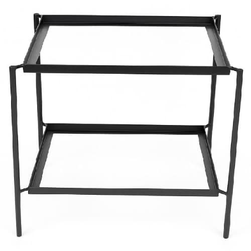 BUF-ESP-AST828.jpg BUFFET METAL STAND BLACK ERGO 2TIER 37X31X32CM ESPIEL - Image 1