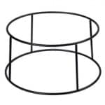 BUFFET ADVANCED WIRE BASE METAL SILICONE BLACK ROUND 24-22X12CM ESPIEL