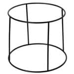 BUFFET ADVANCED WIRE BASE METAL SILICONE BLACK ROUND 24X20CM ESPIEL