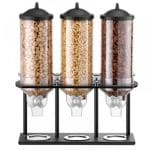 CLASSIX TRIPLE CEREAL DISPENSER 3X6L BLACK GARIBALDI - BY ORDER