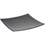 MELAMINE LUNA CURVED SQUARE PLATTER BLACK 31X31X4CM ILSA - BY ORDER