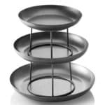 GOURMET TOWER SEA FOOD VINTAGE ROUND 35-30-25CM INOX WAS GERMANY