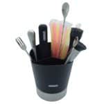 BAR COFFEE STATION ORGANIZER ROUND 3 DIVIDED 17X14.5CM 09-00006 UNIQUE