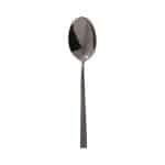 LINEAQ PVD BLACK DESSERT SPOON 1PC 18-10 INOX SAMBONET ITALY - BY ORDER