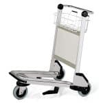 AIRPORT TROLLEY 93X67CM ALUMINIUM WAS GERMANY