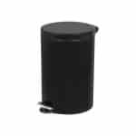 PEDAL BIN 20L INOX BLACK MADE IN EU