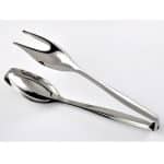 BUFFET SERVING TONG ROAST MEAT 25CM INOX SVANERA ITALY