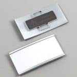 NAME BADGE LABEL MAGNETIC 7.4X3.7CM 1PC UNIQUE