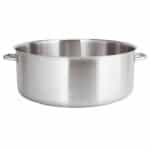COOKWARE PROFESSIONAL 18-10 INOX SERIES 1000 LOW CASSEROLE POT 60X25CM 70.7L PADERNO MADE IN ITALY