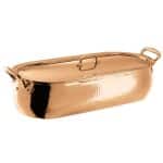 COPPER FISH KETTLE 50X18X11CM PADERNO ITALY - BY ORDER