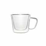OSLO GLASS DOUBLE WALL BOROSILICATE MOCHA ESPESSO CUP 10CL 1PC FDL BELGIUM - BY ORDER