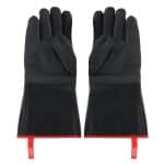 GLOVE OVEN PAIR BLACK NEOPRENE 43CM HEAT RESISTANCE 300C GTSA