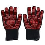 GLOVE OVEN PAIR BLACK NEOPRENE ARAMID HEAT RESISTANCE 250C GTSA