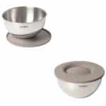 MIXING BOWL GRADUATED INOX 18-10 WITH LID-BASE 24X15CM 4L LT FRANCE - BY ORDER