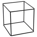 BUFFET ADVANCED WIRE BASE METAL SILICONE BLACK SQUARE 18X18CM ESPIEL