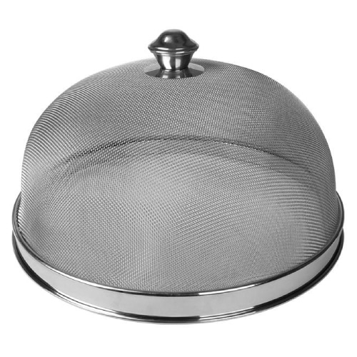 BUF-ESP-SIT101.jpg BUFFET CLOCHE COVER PERFORATED 26X16CM INOX 18-10 ESPIEL - Image 1