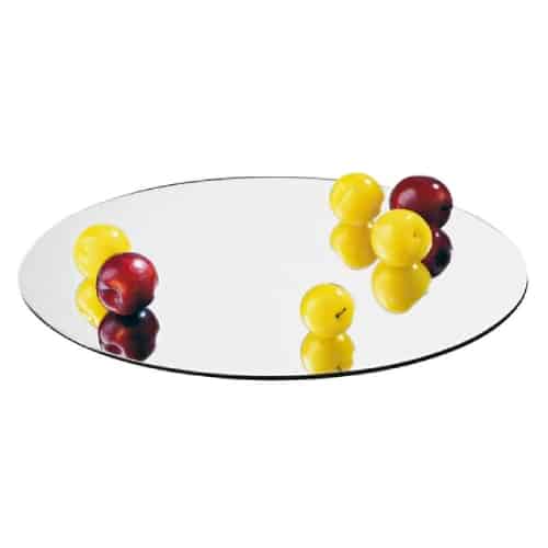 BUF-PAD-41877-61.jpg BUFFET TRAY MIRROR WITH ACRYLIC OVAL 61X45.5CM PADERNO - BY ORDER - Image 1
