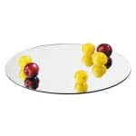 BUFFET TRAY MIRROR WITH ACRYLIC OVAL 81X61CM PADERNO - BY ORDER