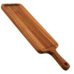 WOOD ACACIA PLATTER WITH HANDLE 49X15X2CM GTSA
