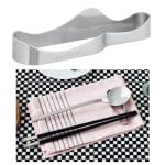 CHOPSTICKS SPOON REST MARCO POLO 9X2.5CM INOX 18-10 SAMBONET ITALY - BY ORDER
