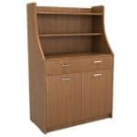 SVET WAITERS STATIONS DOUBLE WOOD MARI 84X44X130CM UNIQUE