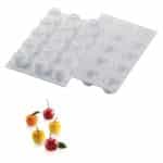 3D SILICONE MOLD 30X17.5CM 15 SMALL APPLE 3.9X3CM 3CL - BY ORDER