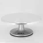 PASTRY ROTATING CAKE STAND ALUMINUM 29X10CM FRANCE - BY ORDER