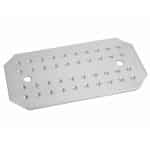 GASTRONORM FOOD PAN DRAINER STANDARD ST/STEEL 1/3 TABLETOP