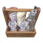SCANDI BOX CONDIMENT HOLDER 23X16X24CM  MARI WOOD