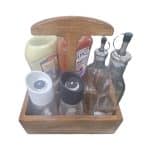 SCANDI BOX CONDIMENT HOLDER 23X18X27CM  MARI WOOD
