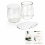 YOGURT COVER THERMO SEALABLE WHITE 1X750PCS FOR YOGURT GLASS POT 100/0083 100 CHEF - BY ORDER