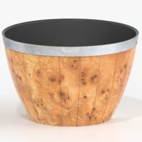 BUF-GTS-28-2802.jpg MELAMINE WOOD BARREL 25X16CM 4.5L ZICCO APS - Image 1