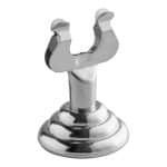 BUFFET MENU CARD SIGN HOLDER LYRE WITH BASE CHROME PLATTED TABLETOP