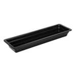 MELAMINE GASTRONOM BLACK 2/4-06CM NOV