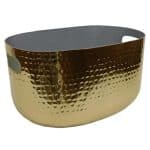 CHAMPAGNE -  WINE BUCKET ALUMINIUM GOLD 37X26X20CM 11.5L ESPIEL