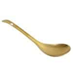 VINTAGE SNOW GOLD SERVING SPOON 8X4X25CM INOX 18-10  ESPIEL