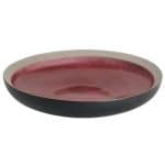 PASSION STONEWARE RED BLACK DEEP PLATE 31X7CM 1.9L ESPIEL