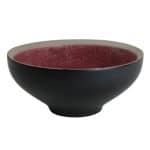 PASSION STONEWARE RED BLACK BOWL 17X8.2CM 80CL ESPIEL