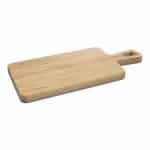 WOOD BEECH SERVING TRAY WITH HANDLE 32X20CM UNIQUE