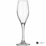PERCEPTION CHAMPAGNE FLUTE STEM GLASS 17CL 70158 LIBBEY USA