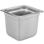 GASTRONORM FOOD PAN STANDARD ST/STEEL 1/6-H15CM TABLETOP