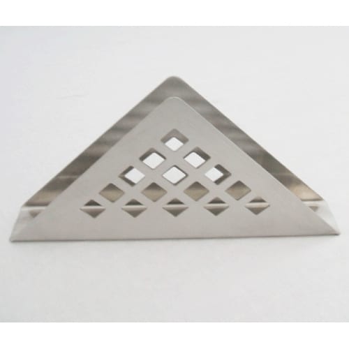 TAB-AMW-AMW1.jpg NAPKIN HOLDER TRIANGULAR INOX 18-10 N2 18.5X9CM TABLETOP - Image 1