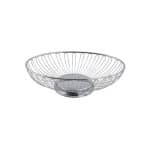 BREAD BASKET WIRE OVAL 20X15CM S/S 18-10 ILSA ITALY