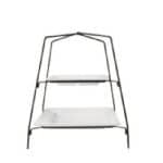 STAND MIRIAM FOR MELAMINE DIDO TRAYS E101610IV00-E101613IV00 PAINTED STEEL 37.5X37.5X45CM ILSA