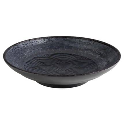 MELAMINE BOWL DARK WAVE 22.5X5CM PADERNO ITALY - BY ORDER